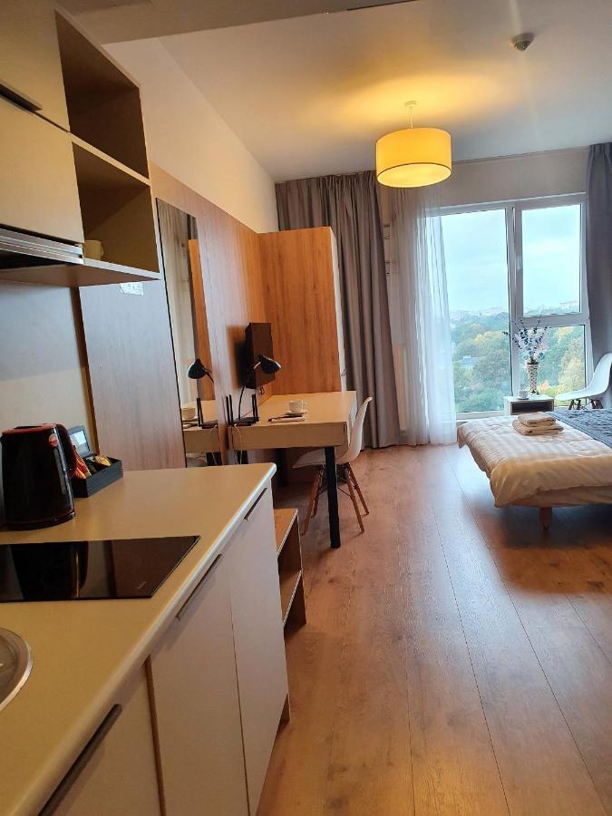 Warsaw Apartments - Luxury Top-View Aparthotel Buitenkant foto